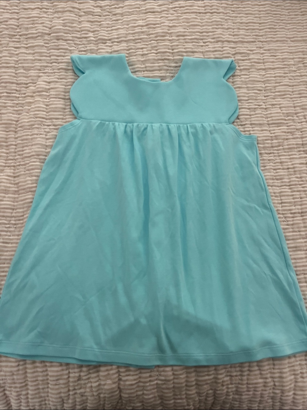 bella bliss Aqua Flutter-Sleeve Girls’ Tunic